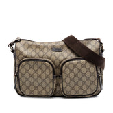 GG Supreme Double Pocket Crossbody