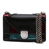 Mini Lambskin Sequin Diorama Flap