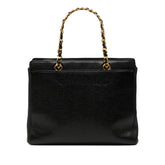 Caviar Logo Chain Tote