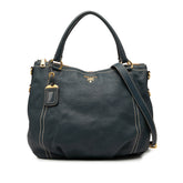 Vitello Daino Zip Top Satchel