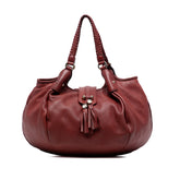 Leather Marrakech Hobo Bag