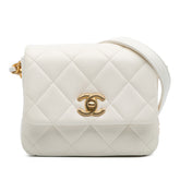 Mini Quilted Lambskin Side Note Flap