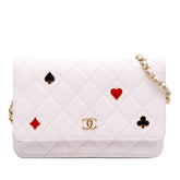 Quilted Caviar Coco Casino Wallet on Chain