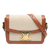 Teen Canvas and Calfskin Triomphe Crossbody