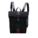 Canvas Techno Web Fold Over Backpack
