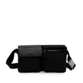 GG Canvas Double Pocket Belt Bag