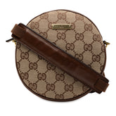 GG Canvas Round Crossbody
