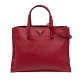Saffiano Soft Triple Pocket Tote