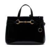 Patent Bright Bit Satchel