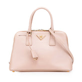 Medium Saffiano Lux Promenade Satchel