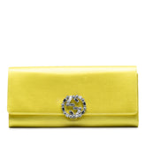 Satin Crystals Broadway Clutch