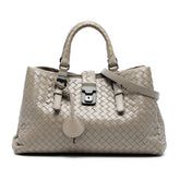 Small Nappa Intrecciato Roma Satchel