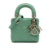 Micro Lambskin Cannage Lady Dior