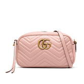 Small GG Marmont Matelasse Leather Crossbody