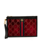 GG Velvet Ophidia Clutch Bag