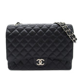 Maxi Classic Caviar Double Flap