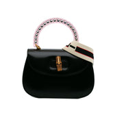 Limited Edition Medium Calfskin Acrylic Classic 2 Top Handle Bag