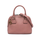 Mini Leather GG Charm Dome Satchel