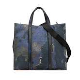Large Zucca Jacquard Tie Dye Sunset Shopper Tote