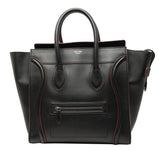 Mini Bicolor Smooth Calfskin Luggage Tote