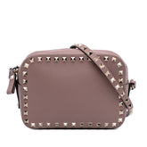 Leather Rockstud Camera Bag