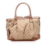 GG Canvas Sukey Satchel