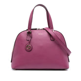 Dollar Calfskin Lady Dome Satchel