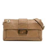 Leather Baguette Chain Flap