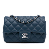 Mini Rectangular Classic Lambskin Single Flap