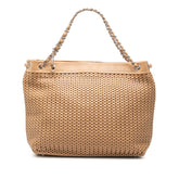 Woven Caviar CC Charm Tote
