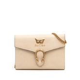 Mini Pebbled Calfskin Garden Dionysus Wallet on Chain