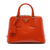 Small Saffiano Vernice Promenade Satchel