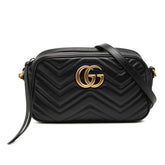 Small GG Marmont Matelasse Leather Crossbody