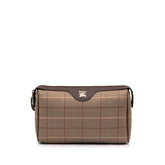 Vintage Check Canvas Clutch
