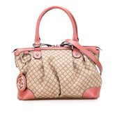 Diamante Canvas Sukey Satchel
