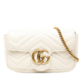 Mini GG Marmont Matelasse Leather Flap Crossbody