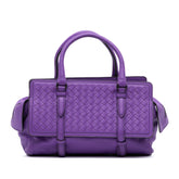 Small Nappa Intrecciato Monaco Satchel