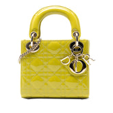 Mini Patent Cannage Lady Dior