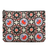 Paris Dubai Medium Printed Canvas Cosmetic Case