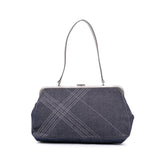Denim Frame Shoulder Bag