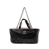 CC Quilted Glazed Calfskin Portobello Tote