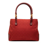 GG Canvas Bamboo Tote