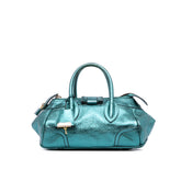 Metallic Calfskin Blaze Handbag