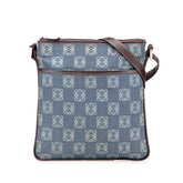Anagram Denim Crossbody