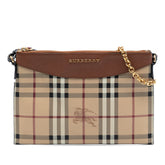 Haymarket Check Coated Canvas Peyton Crossbody