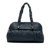 Calfskin Lady Braid Shoulder Bag