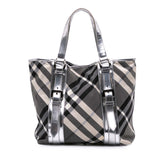 Medium Beat Check Nylon Victoria Tote