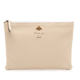 Leather Blind For Love Clutch