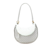 Small Bicolor Lambskin Intrecciato Gemelli Bag