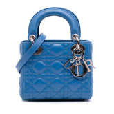 Mini Lambskin Cannage Lady Dior